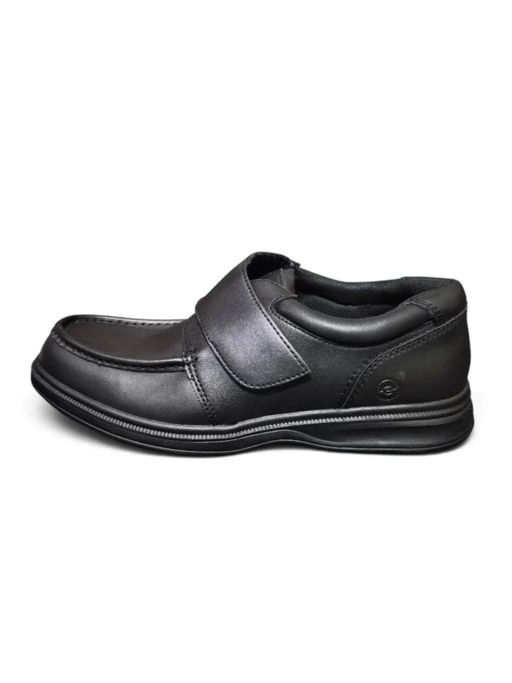 Earth Spirit Layton Leather Shoes Men's Size 13W Adjustable Strap Closure Black